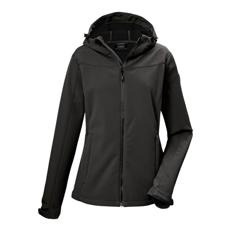 Killtec Softshelljacke KOS 481 (Kapuze, winddicht, wasserabweisend) schwarz Damen